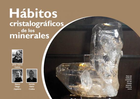 Portada del artículo "Hábitos cristalográficos de los minerales" de la revista NaturalMente 04
