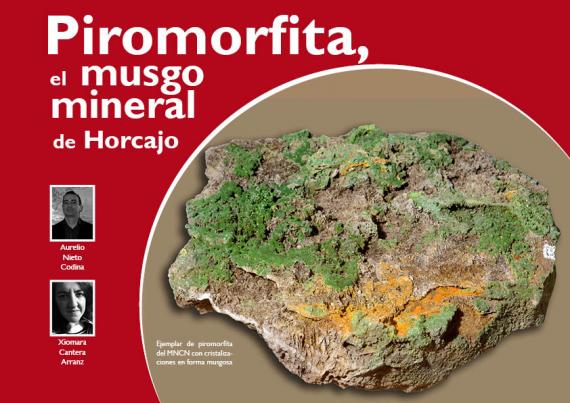 Portada del artículo "Piromorfita, el musgo mineral de Horcajo" de la revista NaturalMente 04