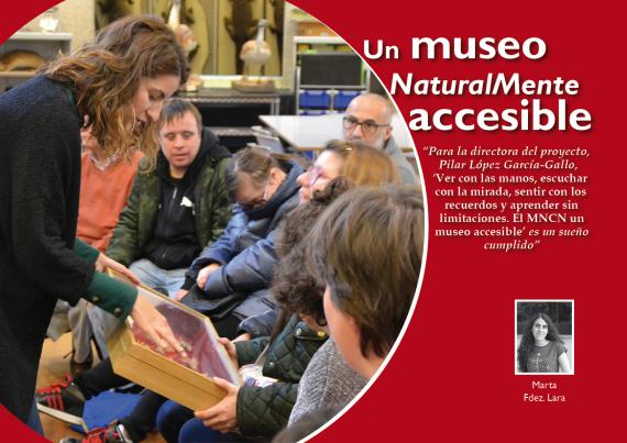 Portada del artículo "Un museo "NaturalMente" accesible" de la revista NaturalMente 22