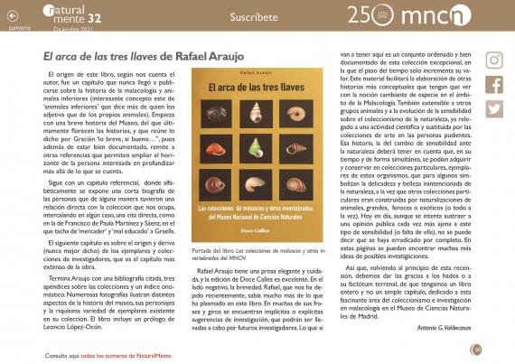 El arca de las tras llaves de Rafael Araujo